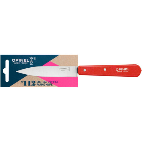 Opinel - Couteau d'office N°112 Rouge Paysage