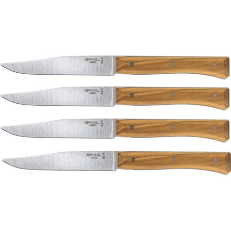Opinel Facette Set de 4 cuchillos madera de olivo