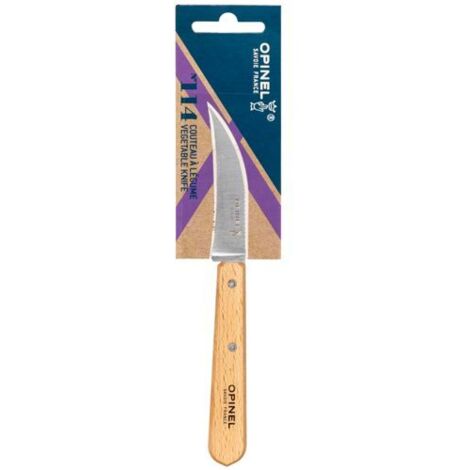 Opinel Gemüsemesser No. 114 Holzgriff natur
