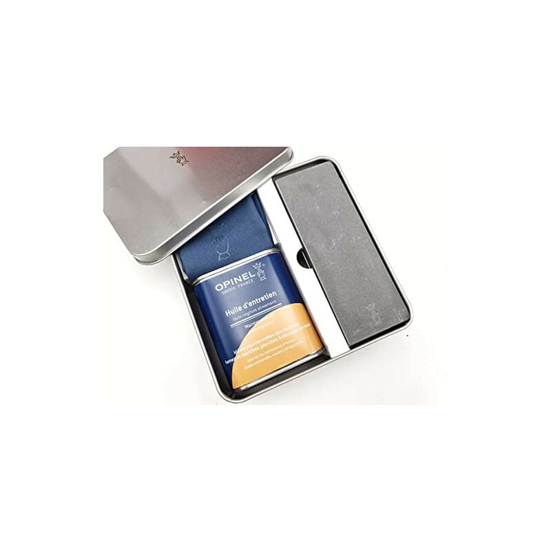 Kit de soin pour couteau et lames - pierre naturelle (002506) - Opinel