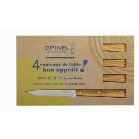 Opinel Set Coltello da Tavola No. 125 Bon Appetit Ulivo