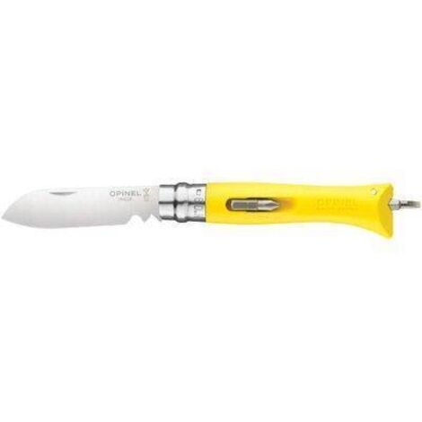 Opinel Taschenmesser No. 09 inkl. Bitset gelb Freizeitmesser