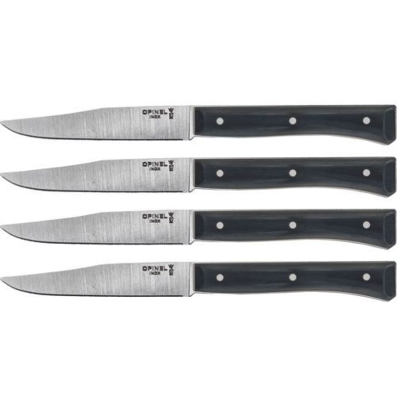 Tischmesserset Facette 4-teilig Schiefer - Opinel