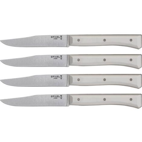 Opinel Tischmesserset Facette 4-teilig Weiß