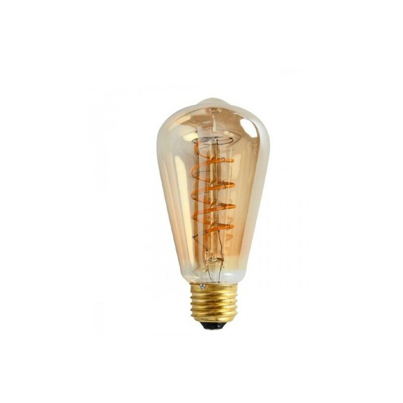Image of Opjet 0011805 Lampadina LED decorativa E27 5W 220/240lm - filamento twist - retro Edison Ø64x140mm