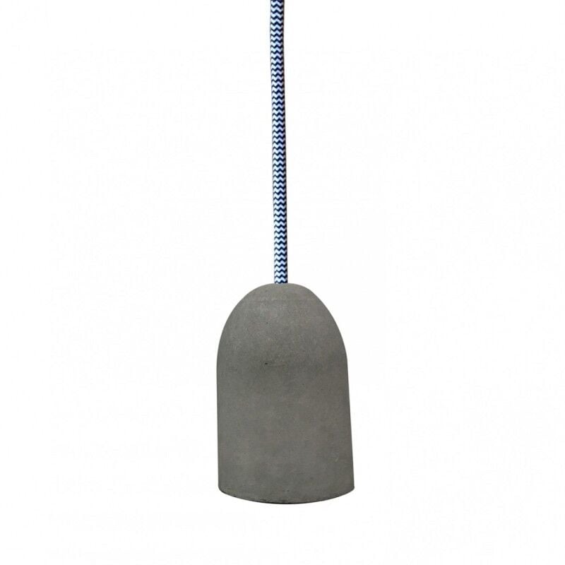 010633 - Hanging Lamp E27 cement socket max.40W - 3m textile cable - Wall socket - Opjet