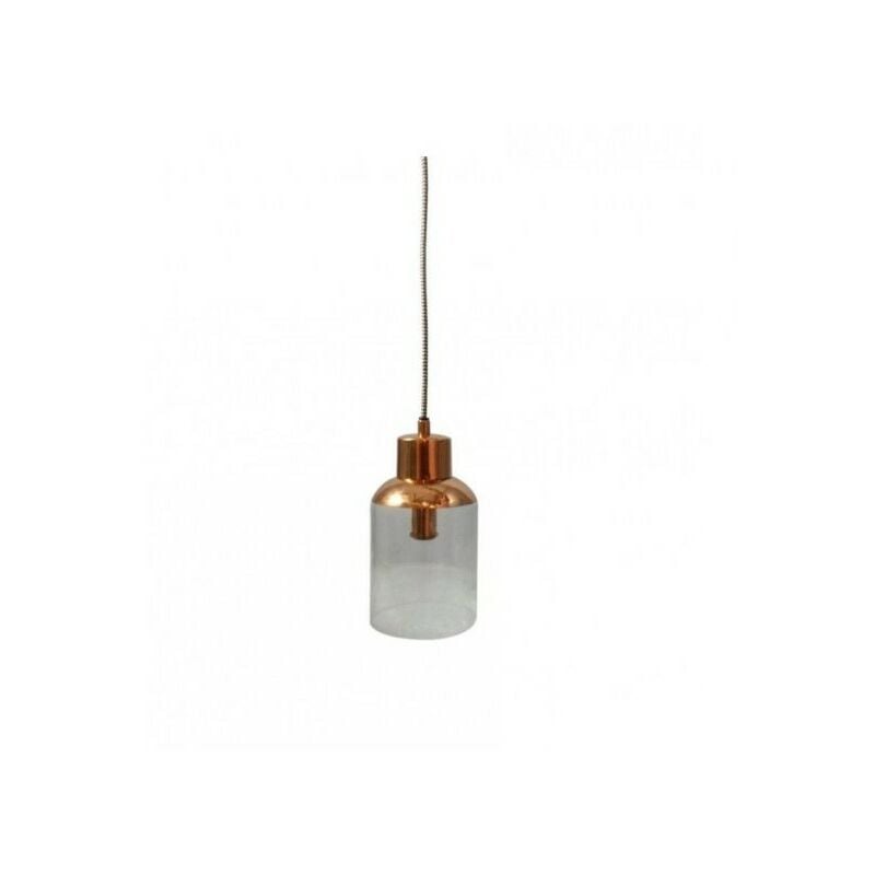 Opjet - 011090 - Suspension col cuivre et verre Ø13x24cm