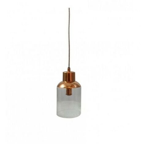 Opjet 011090 - Suspension col cuivre et verre Ø13x24cm