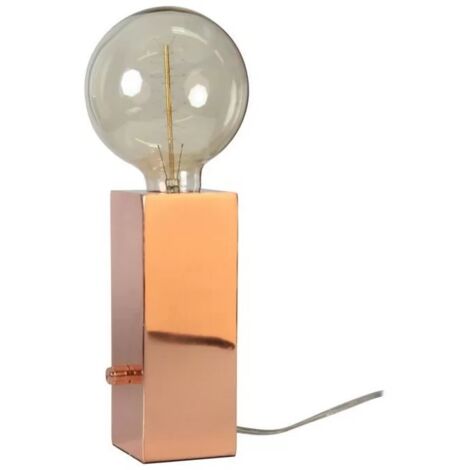 Opjet 011627 - Lampe à varier "TOTEM" E27 40W - 7.5x7.5H20cm - Cuivre