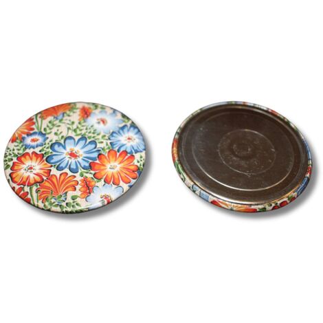 Oppelner Volksmagnet, beige Blumen