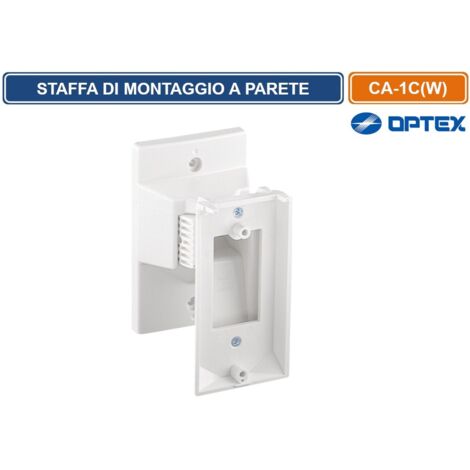OPTEX CA-1C(W) STAFFA DI MONTAGGIO A PARETE MULTI ANGOLARE COMPATIBILE CON LA SERIE QXI
