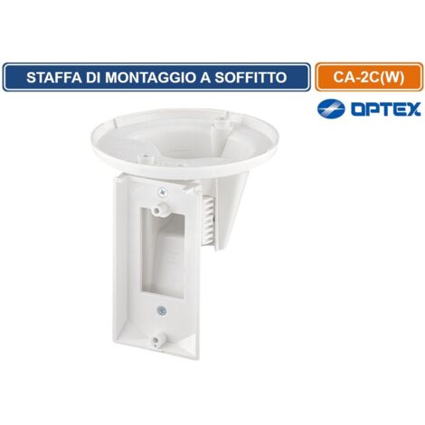 OPTEX CA-2C(W) STAFFA DI MONTAGGIO A SOFFITTO MULTI ANGOLARE COMPATIBILE CON LA SERIE QXI