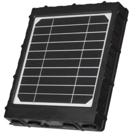 Optex – Panneau solaire 12V pour caméra de chasse 4G – Batterie Li-ion 1500mAh – Indice de protection IP54 – Dimensions 158x141x27mm