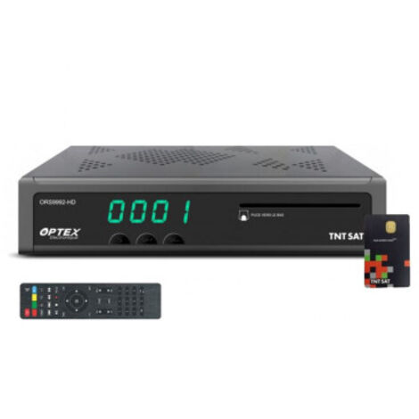 OPTEX Récepteur TV Satellite HD Timeshift EPG Péritel HDMI + Carte TNTSAT