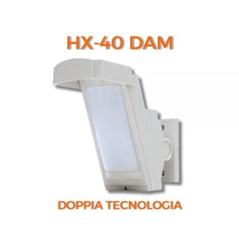 Optex sensore antifurto doppia tecnologia filare esterno 12m 85° H.3 - HX-40DAM