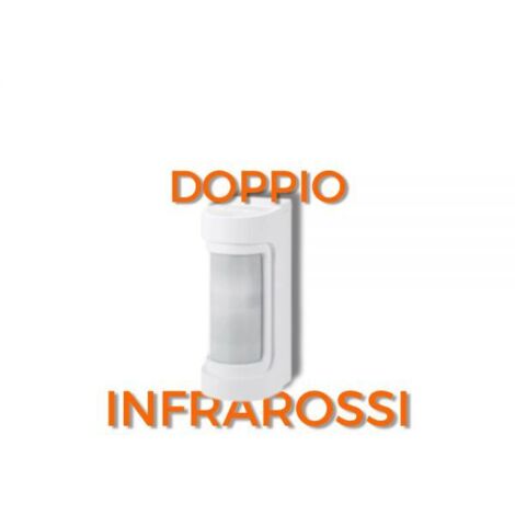 Optex  sensore esterno filare doppio PIR esterno 12m 90° - VXS-AM