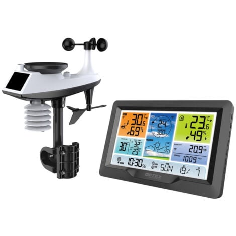 Station de suivi météo sans fil avec anémomètre et pluviomètre - Lee Valley  Tools