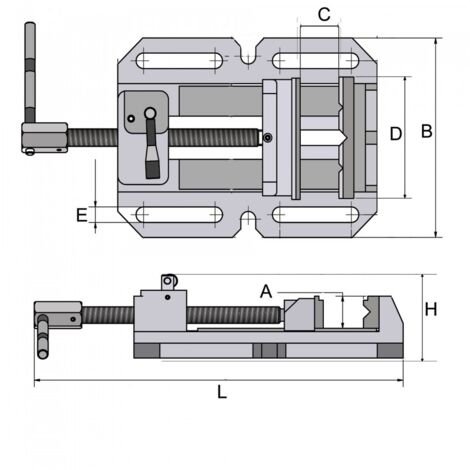 OPTI Backen-Schnellspanner BSI-Q140  OPTIMALE 3000234
