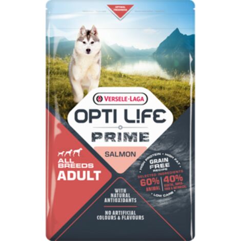 Opti Life Prime Adult Salmon 12,5 kg