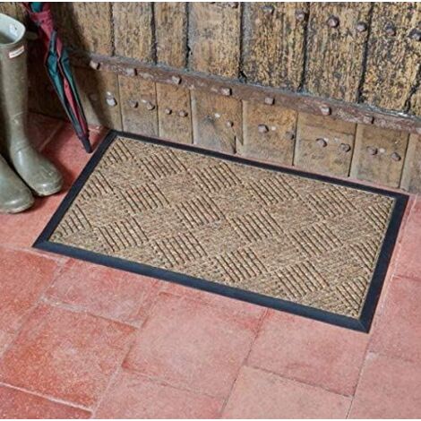 Opti-Mat Chestnut Chequered Doormat