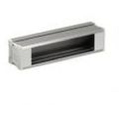 OptiLine 45 - boitier vide de prises de base - 4 modules - aluminium - L 240mm (ISM20421)