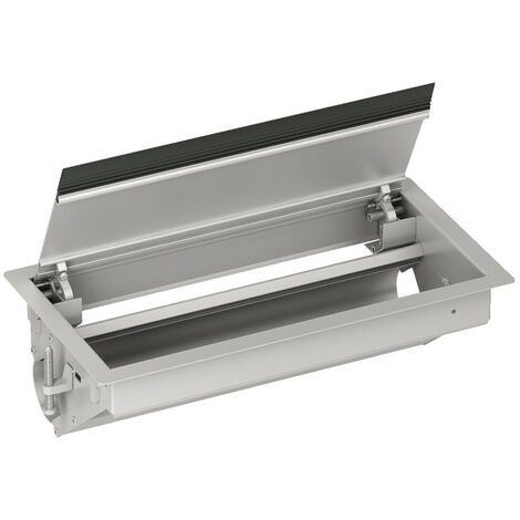 OptiLine 45 - boitier vide de prises type encastré - gris - IP30 - L 350mm (ISM20410)