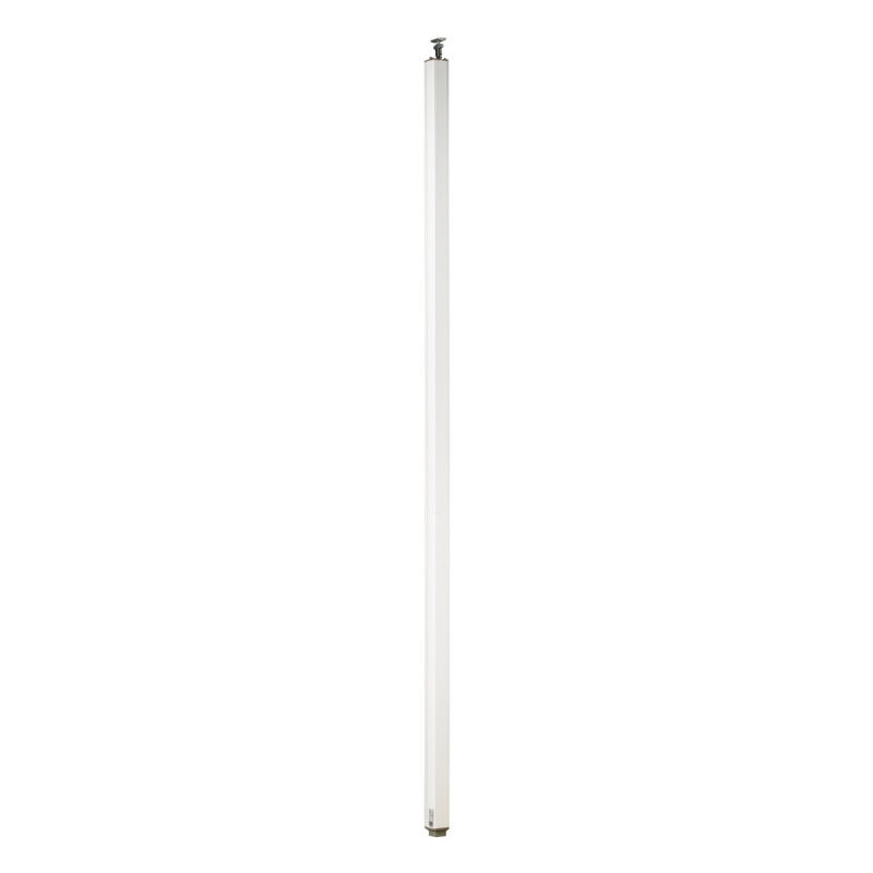 Schneider - OptiLine 45, colonne fixe à vérin aluminium laqué blanc p 1 face de 2,7 à 3,1 m (ISM20101P)