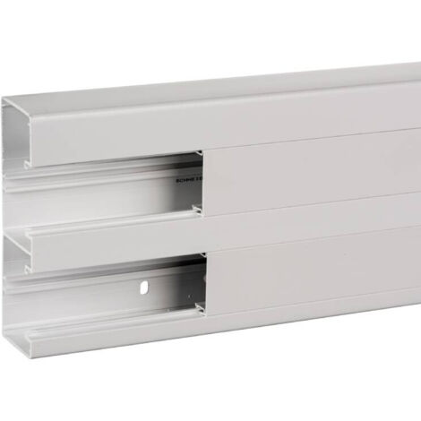 OptiLine 45 - goulotte PVC 2 compartiments 165x55 - au mètre linéaire (ISM10400P)