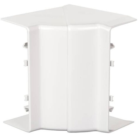 OptiLine 45 goulotte pvc blanc polaire 140 x 55 mm - angle intérieur (ISM10301P)