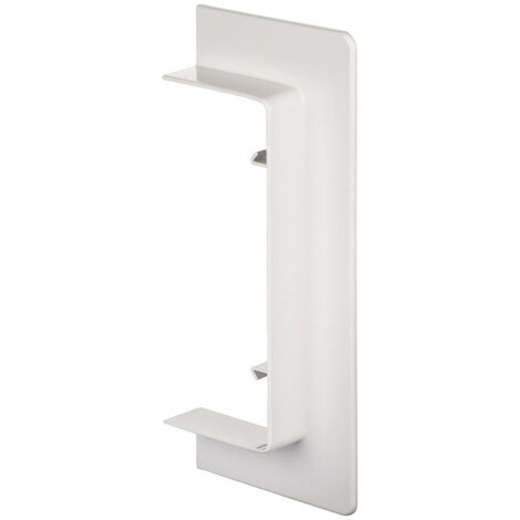 OptiLine 45 goulotte pvc blanc polaire 140 x 55 mm - joint de traversée de paroi (ISM10305P)