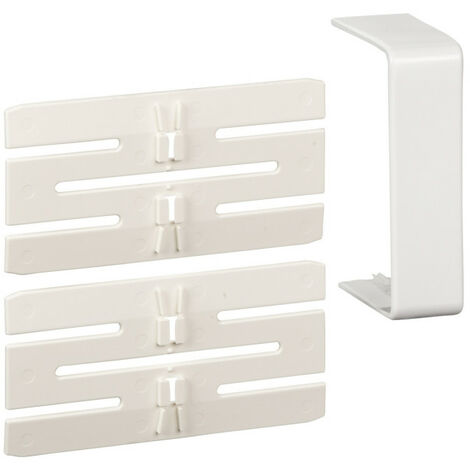 OptiLine 45 goulotte pvc blanc polaire 75 x 55 mm - joint de fond (ISM10106P)
