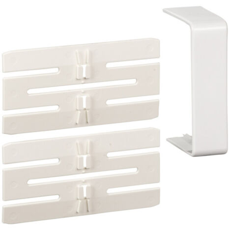 OptiLine 45 goulotte pvc blanc polaire 75 x 55 mm joint de fond SCHNEIDER ISM10106P