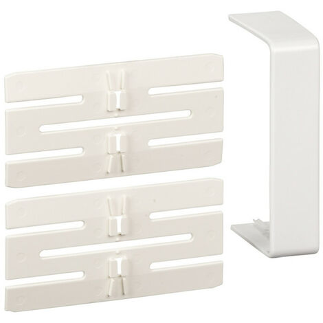 OptiLine 45 goulotte pvc blanc polaire 95 x 55 mm - joint de fond (ISM10206P)