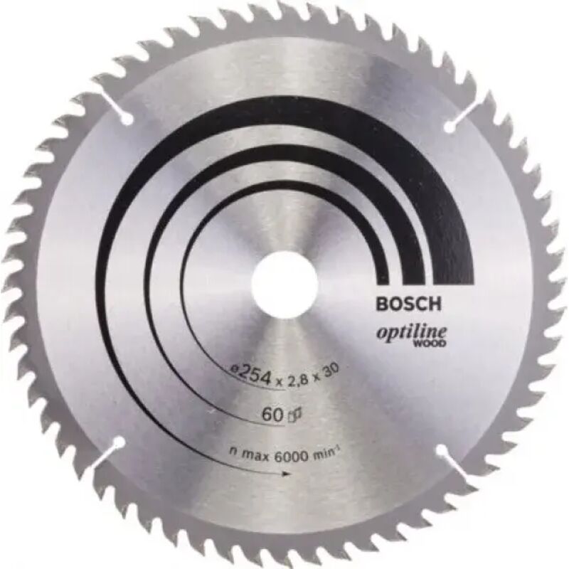 Bosch - Optiline Wood Lama per seghe da banco 254x30 mm per legno