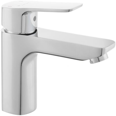 Optima Cube Way mitigeur de lavabo sur pied sans vidage, taille M, chrome (CU271M)