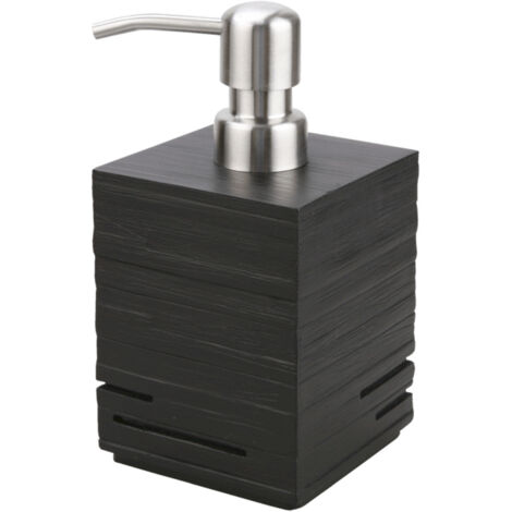 Optima Dispenser di sapone in poliresina Optima Salea, marrone (SAL99)
