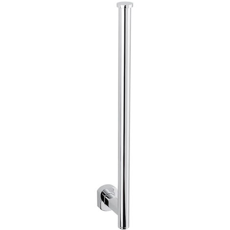 Optima Portarotolo da parete in ottone Cube Way, cromato (SPI28)