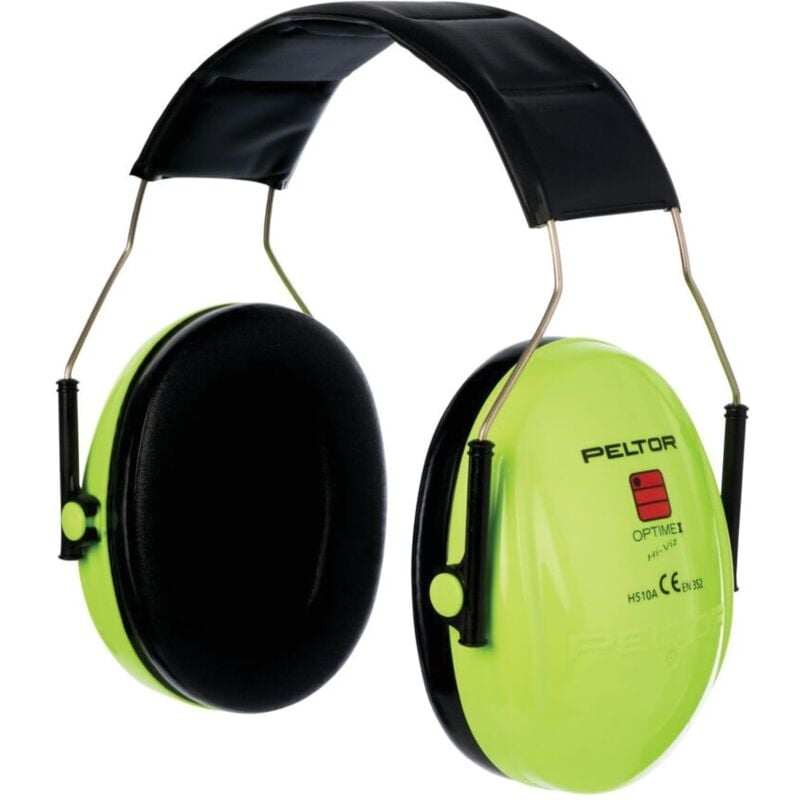 Peltor Ear Defenders, Hi-vis Headband - 3M