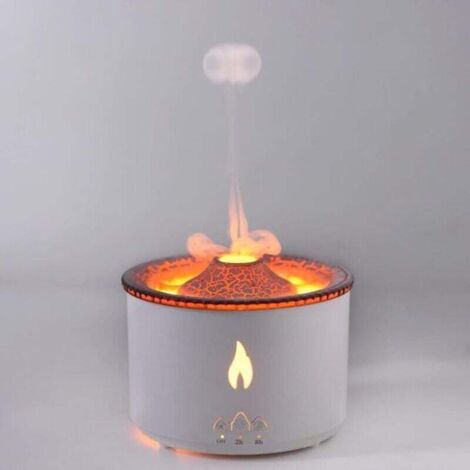 Optimisez la qualité de l'air et l'ambiance avec l'humidificateur en forme de volcan.