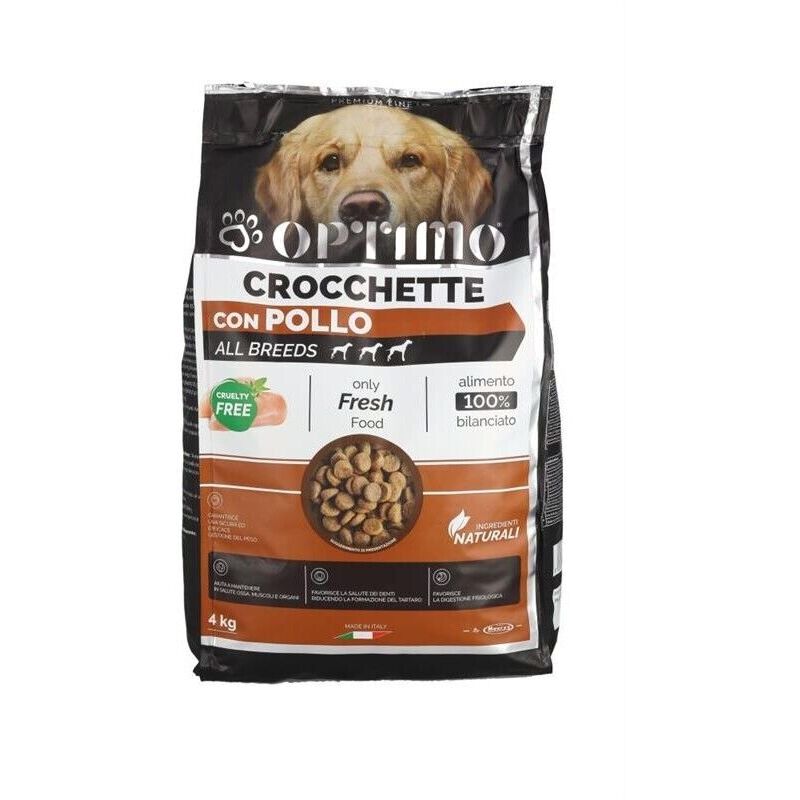 Crocchette per cane con pollo in formato da 4 kg - Optimo