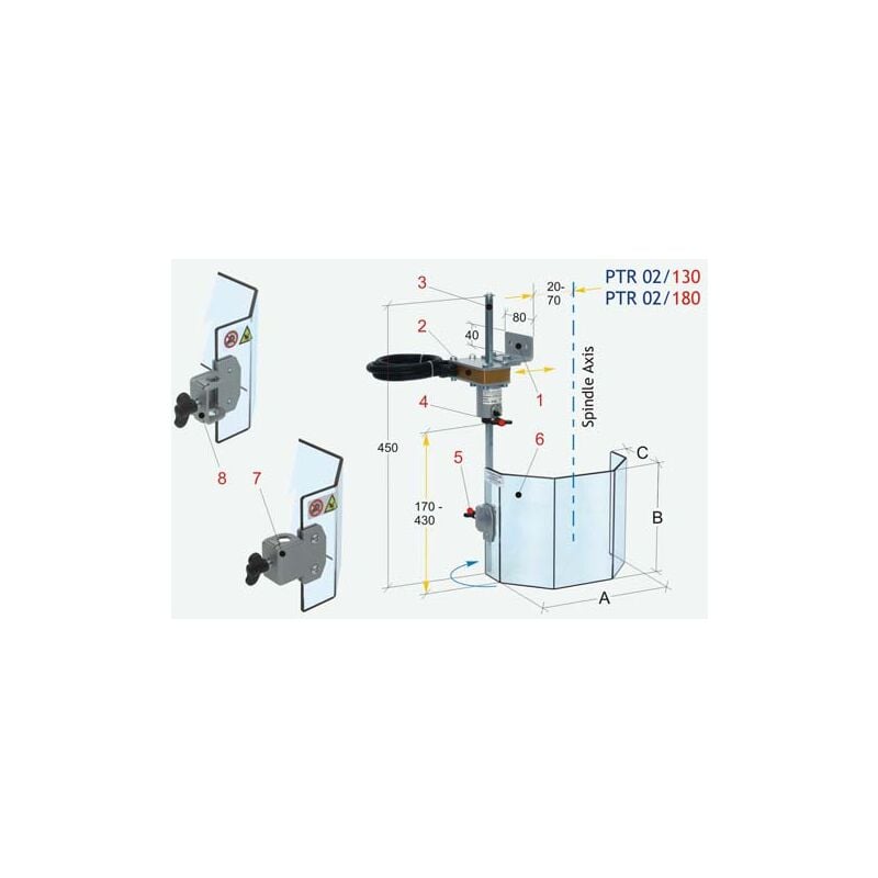 Optimum 3002130 Protector Taladro Ptr-02/130