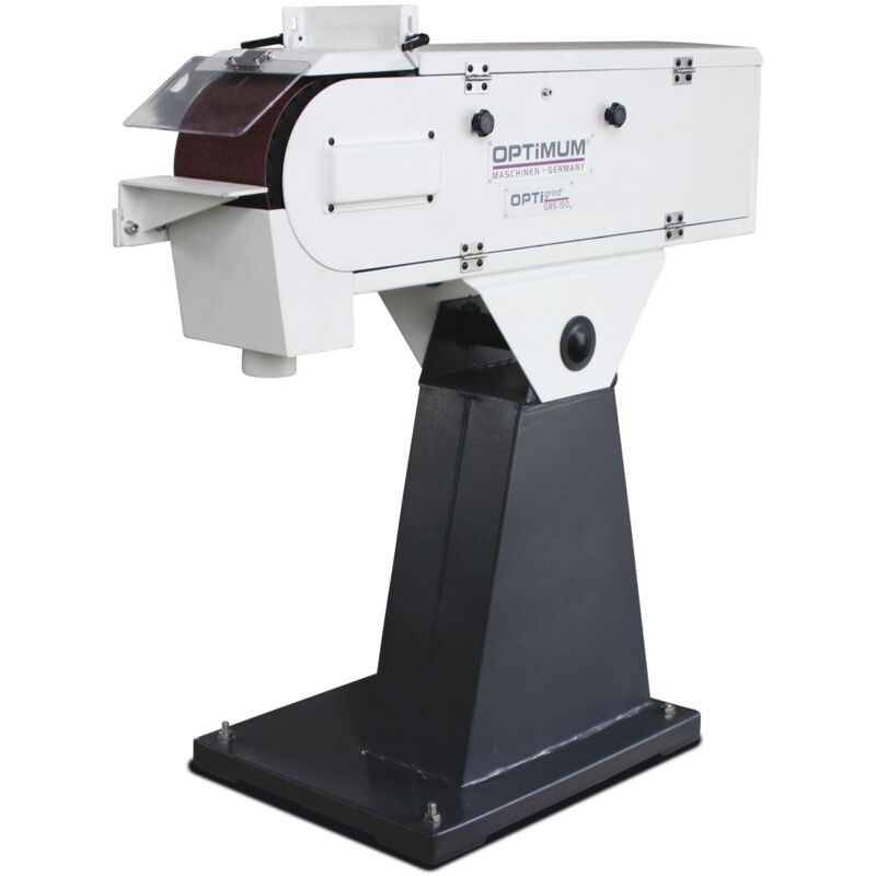 Ponceuse à bande professionnelle pour métaux 150x2000 mm 29,4 m/s 1,5/2,2 kW 400V arrêt d'urgence 2 vitesses Optigrind GBS150 400V