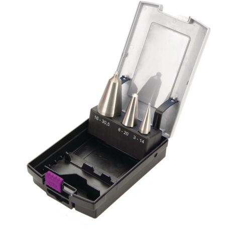 Optimum Blechschälbohrer-Satz HSS, 3-teilig, 3 - 30,5 mm, 3201055