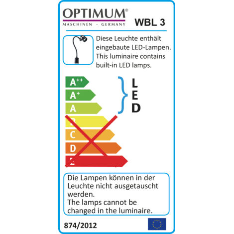 Optimum LED-Werkbankleuchte WBL 3, 3351062