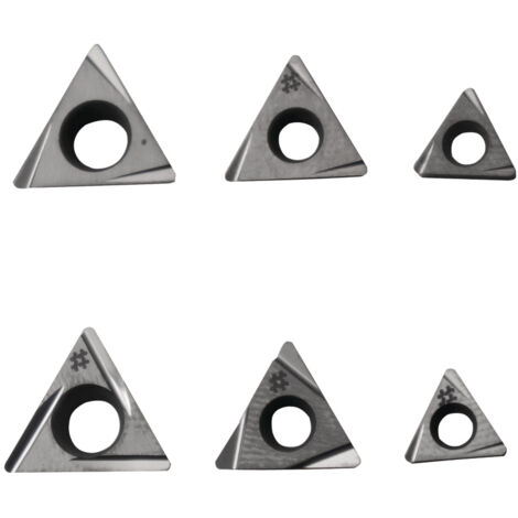 Optimum Wendeplattensatz (10 Stck.) Für Alu (für Bohrstange Nr. 4, 3, 2 und 1), 3352141