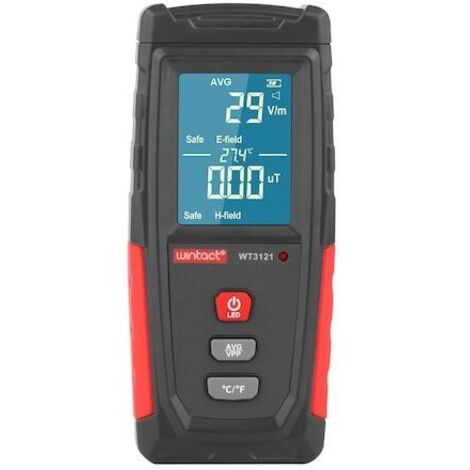 Optimus AT 3121 Elektromagnetische Strahlungsdetektor, elektromagnetisches Wellenthermometer, graurot