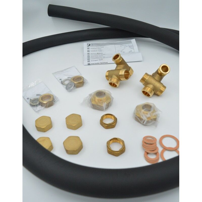 Kit 2 Flexibles Raccordement Montage Mural De Dietrich Pour Chaudière/Module - 7629824