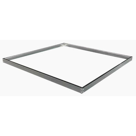 Option base Habrita Foresta BASE SR 1912 pour serre jardin 2,50m2 coloris alu