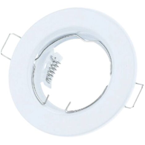 optonica 5070 supporto fisso da incasso in alluminio gu5.3 confezione da 2 pezzi