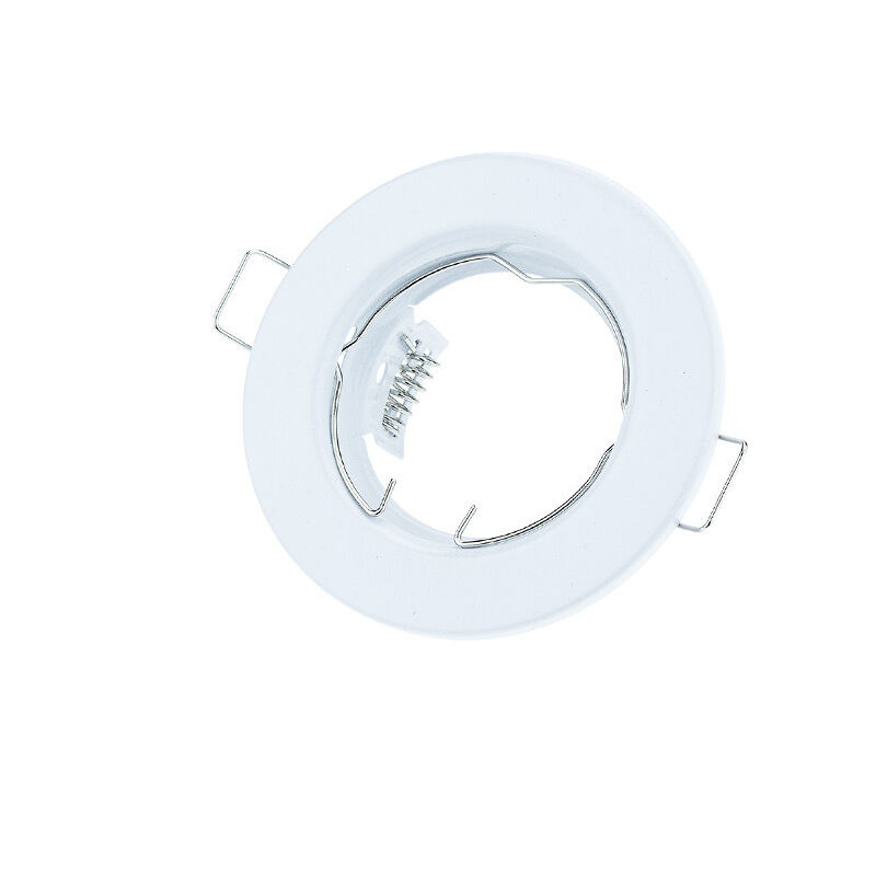 Anello tondo non regolabile GU5.3 - Bianco